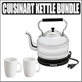 Cuisinart RK-17 Traditional Cordless 1.75 Quart 1500-watt Electric Kettle With Coffee Cups