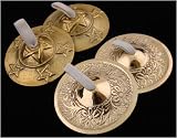 ~2 Pairs Brass Finger Cymbals Zills for Belly Dancing~