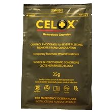 Celox V12090-35 Blood Clotting Solution, 35g Pouch