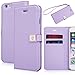iPhone 6S case,iPhone 6 case,[4.7inch]by Ailun,wallet case,Credit Card holder Case,PU Leather Case,Flip Cover Case[Purple]
