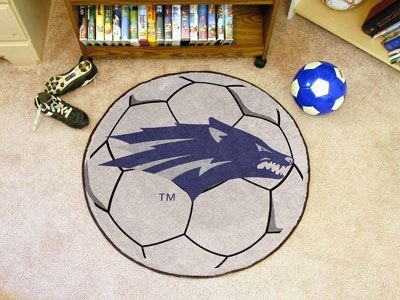 Buy Nevada Reno Wolf Pack NCAA Soccer Ball Round Floor Mat (29) by Fan Mats