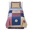 All American Sports 3-pc. Bedding Set - Red/ Blue/ Cream (Twin)