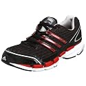 adidas Men's Attune CC Running Shoe,Black/Silver/Red,10 M