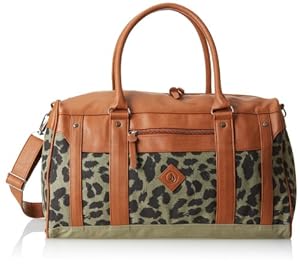 Volcom Women's Drifter Overnighter Bag, Olive, One Size