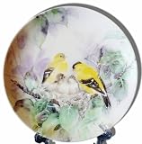 Lyrical Beginnings Bird Collector's Plate by Lena Liu from the Nature's Poetry Collection