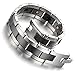Kstyle Jewelry Tungsten Magnetic Hematite Mens Bracelet black & silver 8