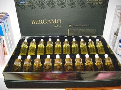 Set Bergamo Caviar Serum for Face (10 Set =20 Bottles) White Clear the Pores Results in 7 Days.