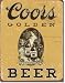 COORS Golden Vintage Tin Sign
