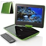 GPX 9 Portable DVD Player with Swivel Base and Earbud Headphones