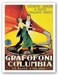 Grafofoni Columbia, 1920 by Anonymous 8"x10.625" Art Print Poster