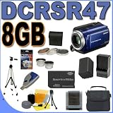 51q6A0ND36L. SL160  Sony DCR SR47 Hard Disk Drive 60GB HDD Handycam Camcorder  BigVALUEInc Accessory Saver 8GB FH100 Battery/Rapid Charger Filter Kit/Lenses Bundle