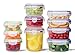 Sterilite Ultra-Seal Plastic Food Storage 20 Piece Stacking Set