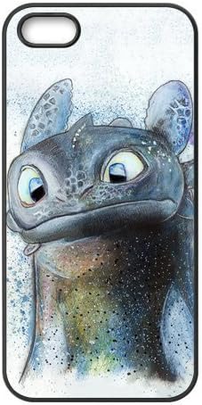 FEEL.Q- How to Train Your Dragon Toothless Personalized Custom Hard TPU Rubber iPhone 5 &amp; 5S Case Cover