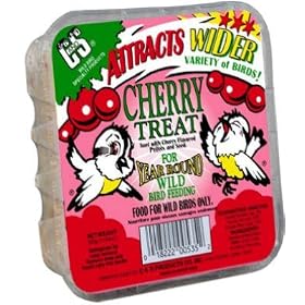 Cherry Treat Suet Cake by