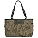 COACH HORSE & CARRIAGE PLEATED EAST WEST GALLERY TOTE SHOULDER BAG HANDBAG KHAKI & CHESTNUT 14443