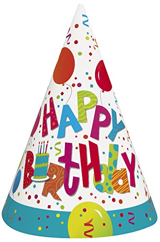 Jamboree birthday party hats, 8ct