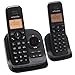swissvoice Telekommunikation analog DECT-Telefon Swissvoice Aeris 114T Duo zwei Mobilteile, mit Anrufbeantworter, Schwarz