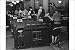 Photographic Prints of Social Security Administration clerks seated at massive from Everett Collection