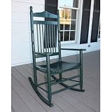 Jumbo Rocking Chair Finish: Green