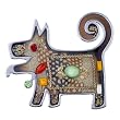 Chinese Zodiac Dog Brooch
