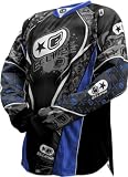 Eclipse Distortion 2008 Men's Paintball Jersey - Grey / Blue