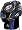 Eclipse Distortion 08 Men's Paintball Jersey - Grey / Blue Size: Medium