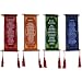 Dalai Lama Quotes ~ Set of 4 Mini Velvet Scrolls ~ Assorted Quotations