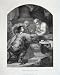 1909 Antique Print Scene Isaac Blessing Jacob Bible
