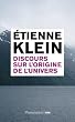 Discours sur l'origine de l'univers