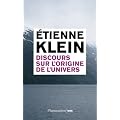 Discours sur l'origine de l'univers