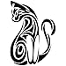 Cat Noble Art - Animal Decal Vinyl Removable Decorative Sticker