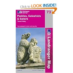 Peebles, Galashiels and Selkirk, Tweed Valley (Landranger Maps) (OS Landranger Map)
