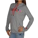 Hurley Ladies Grey Casual Hoodie Sweatshirt Jacket - WITH FOIL PRINT
