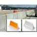 Tapco 9371229 JD-Series Single Sided Barrier Delineator, 5-1/4" Length x 2-1/2" Width x 3" Height, Amber
