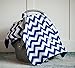 Carseat Canopy (Jagger) Baby Infant Car Seat Cover W/attachment Straps and Minky Fabric