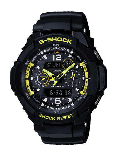 Casio Men's G-Shock Combi Watch Gw-3500B-1Aer With Solar Powered Radio Controlled Resin Strap