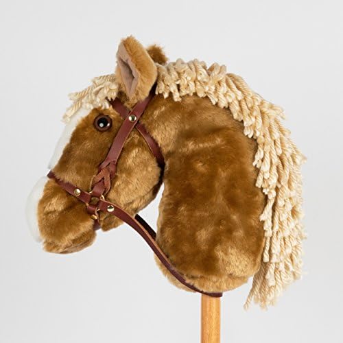 Montana Toy Company Snowy Mountain Ponies - Palomino Stick Horse