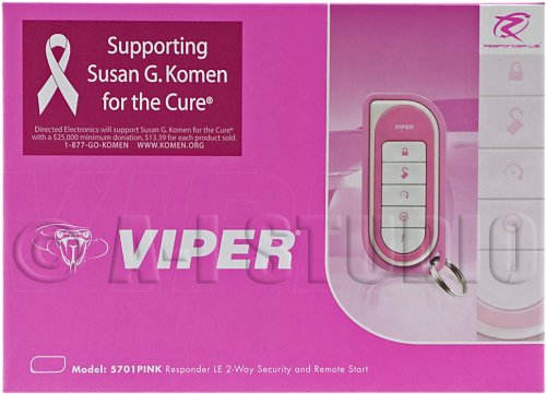 Viper 5701 Pink 2 Way security w/ R.Start Pink