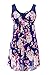 NoNoCatFlower Printing Modest 1 Piece Swimwear Cover Up swimdress Plus Size for Women