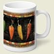 Coffee Mug ~ Cantina Peppers ~ large 14 oz capacity ~ one ceramic mug ~ code 045