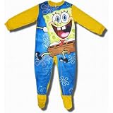 SpongeBob "Under the Sea" Yellow Footed Sleeper for Toddlers