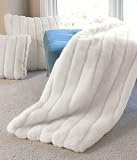 White Mink Throw 60