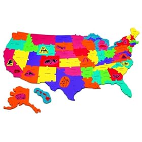 Small World Express USA Foam Puzzle Mat by Foam Puzzles