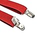 Warm Sunshine Men's Y-back Elastic Adjustable Solid Clip Suspenders/Box