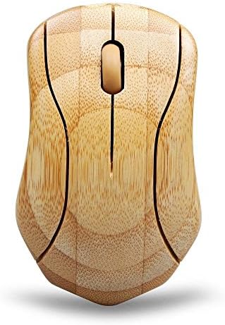 Ubsmart Bamboo Wireless Mouse Healthy Environmental Protection Radiation protection