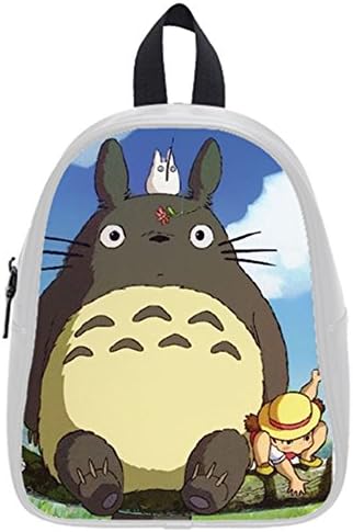 Epaba Custom Design New Style Studio Ghibli Cute Dsign My Neighbor Totoro Patterns Large Kid's School Bag/Casual Backpack/Students School Bag White