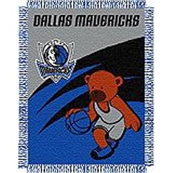 Dallas Mavericks NBA Triple Woven Jacquard Throw (044 Series) (36x46")"