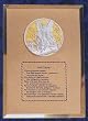 Gold Guardian Angel Baptism Plaque with Prayer, in English or Spanish, 5" x 7"