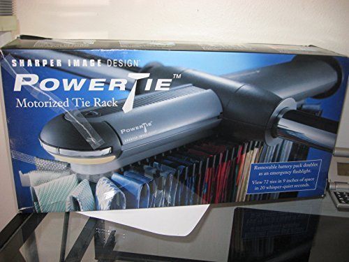 Sharper Image PowerTie Motorized Tie Rack (SI708GRY) by Sharer Image