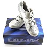 EXUSTAR E-SR221 Road Bike Cycling Shoes Carbon Fiber Sole SZ 45 11 - 11.5 US MENS